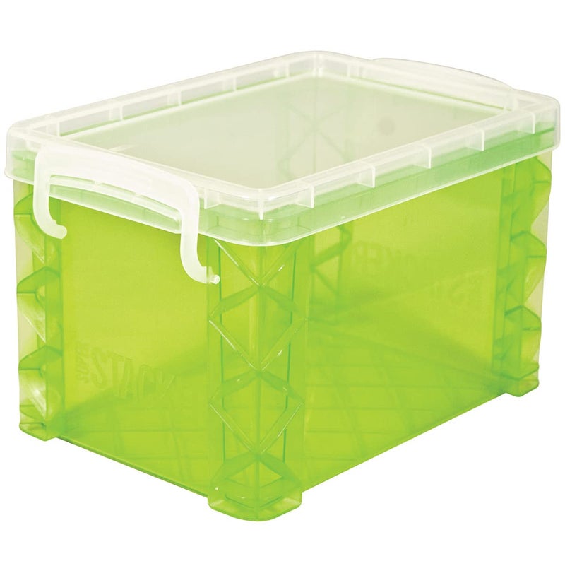 Super Stacker Index Card Box, 4 x 6 Inch Index Cards File Box, Note Holder, Index Card Holder, Flash Card Holder, Perfect for 4x6 Index Cards, Storage Organizer Container, Assorted Colors, 1 Count - Image 1